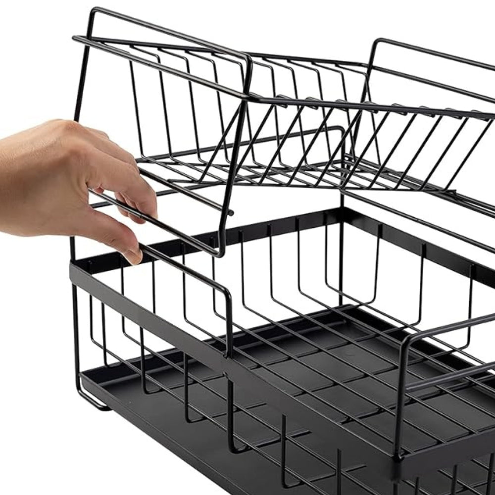 2 Tier Dish Drying Rack for Kitchen Counter