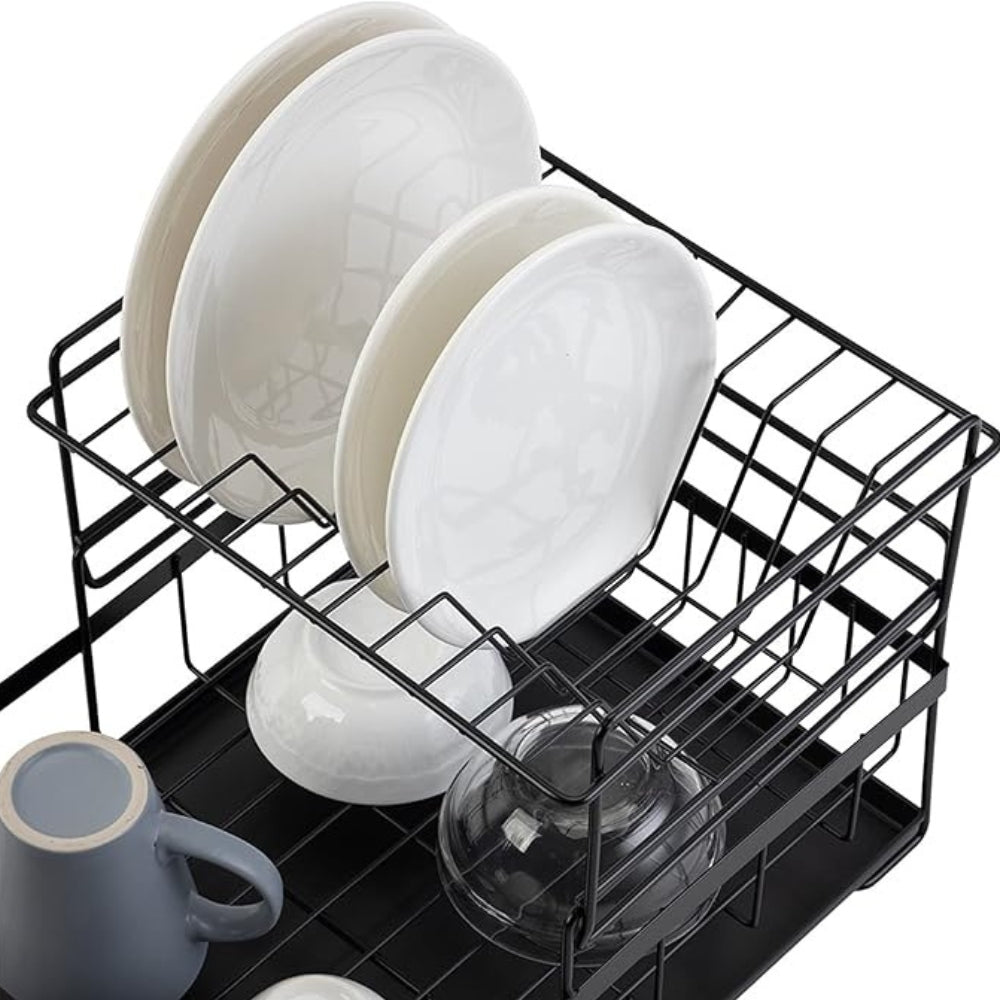 2 Tier Dish Drying Rack for Kitchen Counter