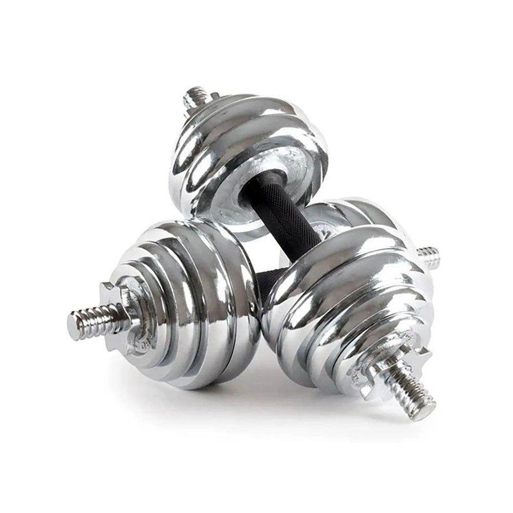 30 Kg Adjustable Dumbells Weights Quick Conversion Strong Connecting Nonslip