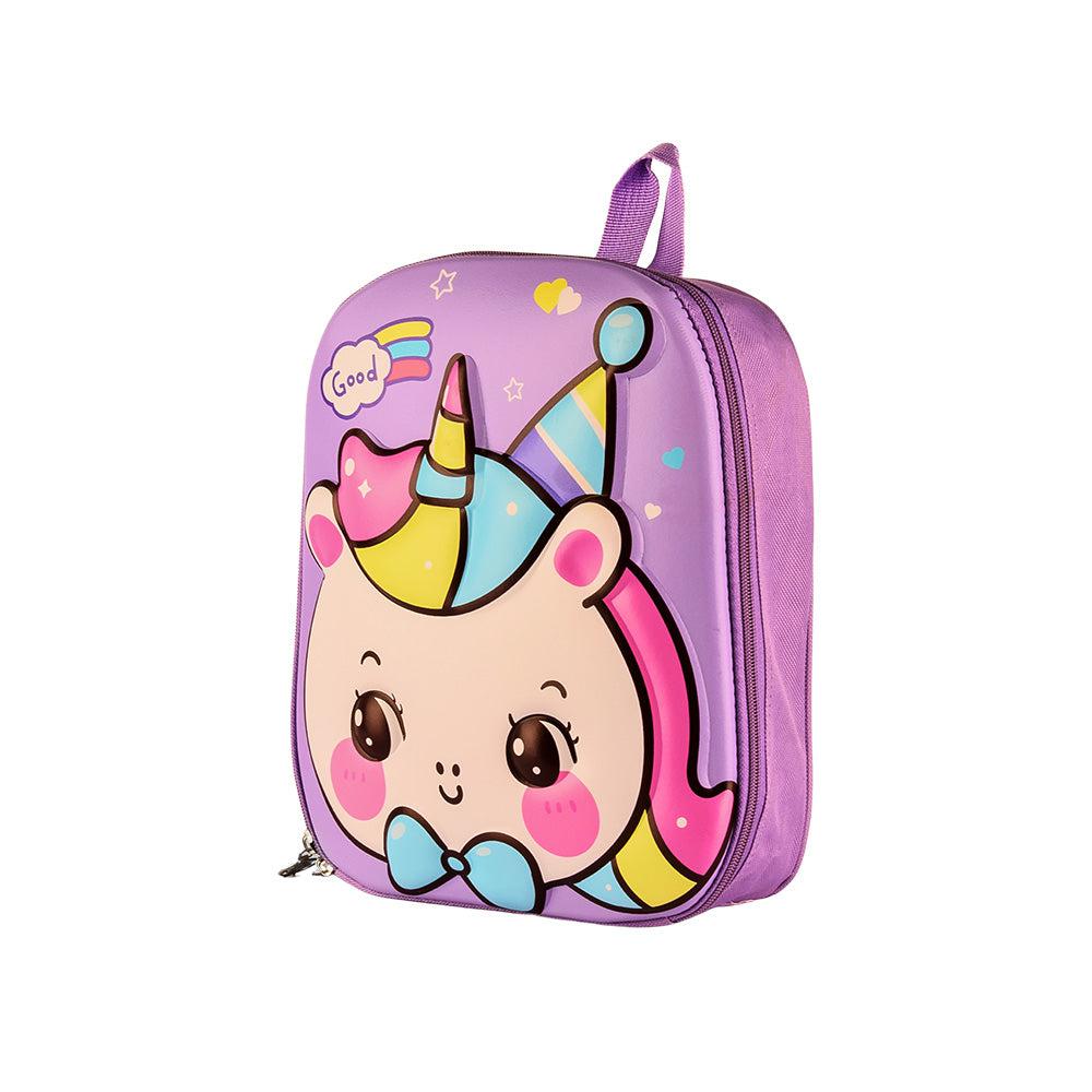 3D Cartoon Children School Bag Kindergarten - ( Cute Pink Unicorn )