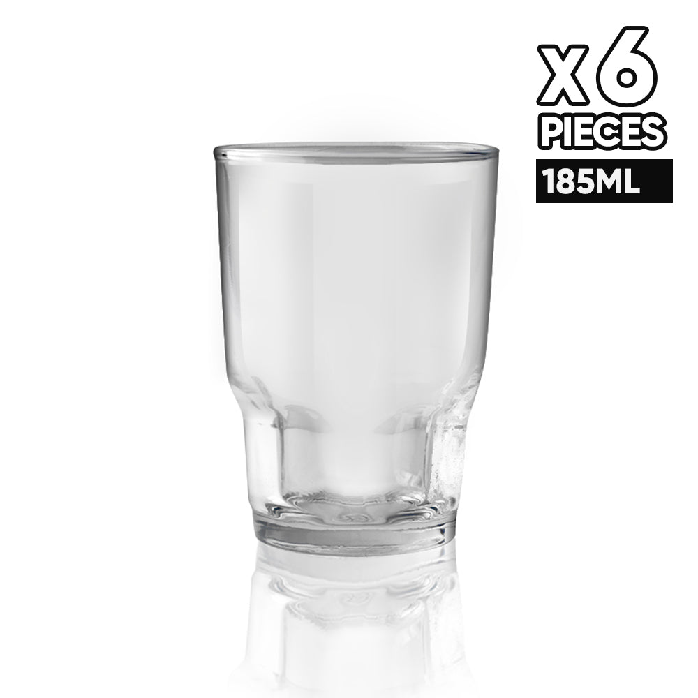 6-Piece Glass Set For Hot And Cold Drinks