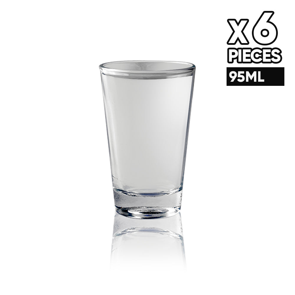 6-Piece Glass Set for Hot and Cold Drinks