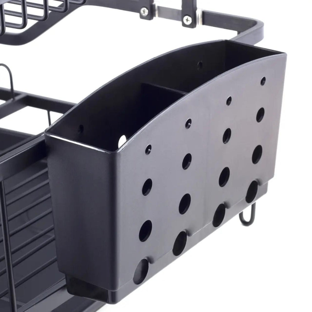 Aluminum Dish Drying Rack And Removable Drain Board