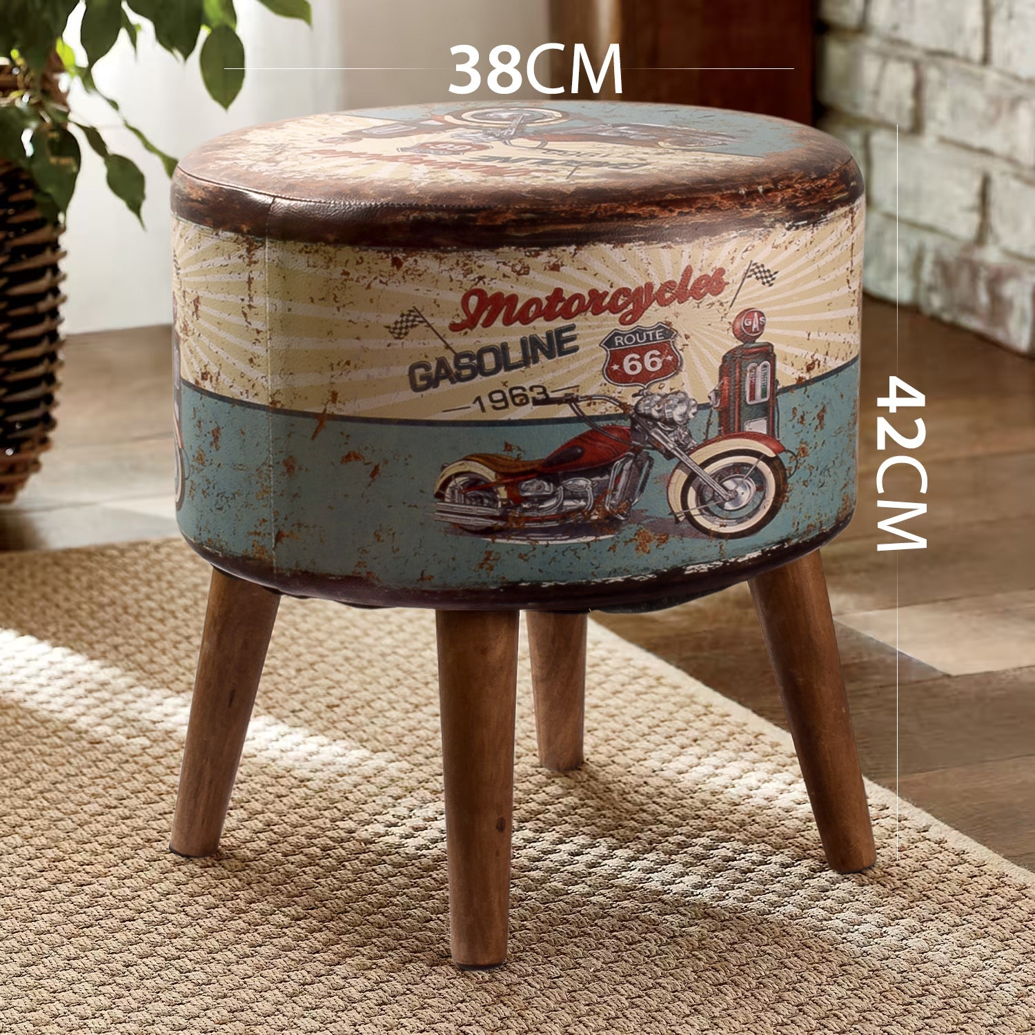 Bench-Pouf(Motorcycle Gazoline)