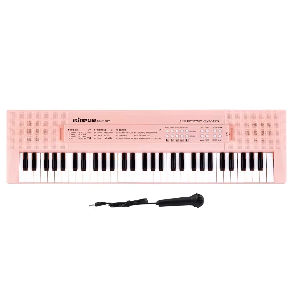 Bigfun Electronic Keyboard 61 Keys USB BF-6138C