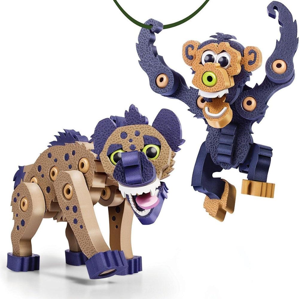 Bloco Animalia Hyena & Chimpanzee Construction Kit