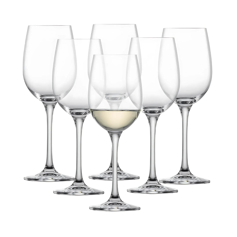 Bohemia Crystal White Wine Glass Colibri Collection Set Of 6