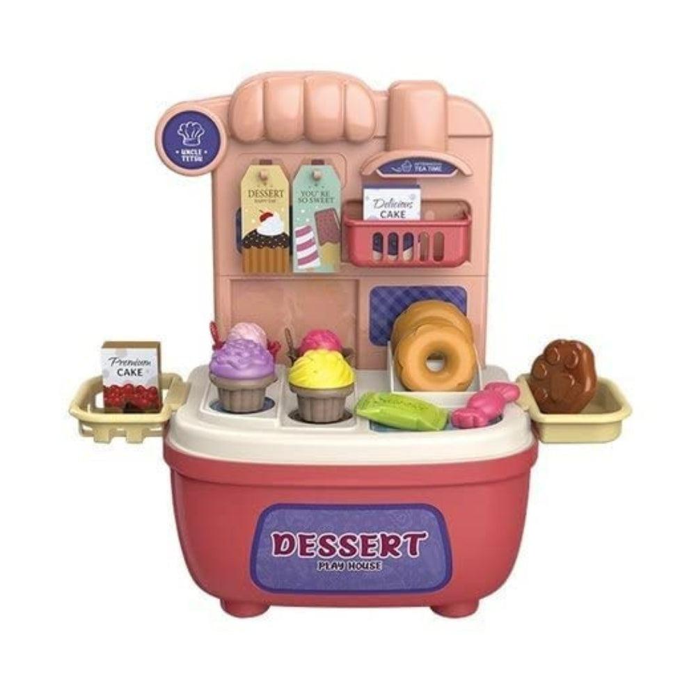 Buyline My House Dessert Realistic Miniature Chefs Pretend Play Food Set For Girls Boys Kitchen Toy Toddlers Mini Shelf Simulation Of Spray Accessories