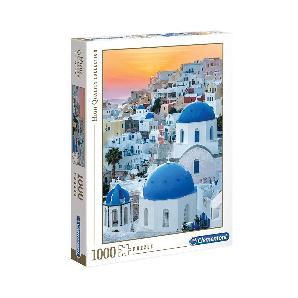 Clementoni Santorini Puzzle, 1000 Pcs High Quality Collection