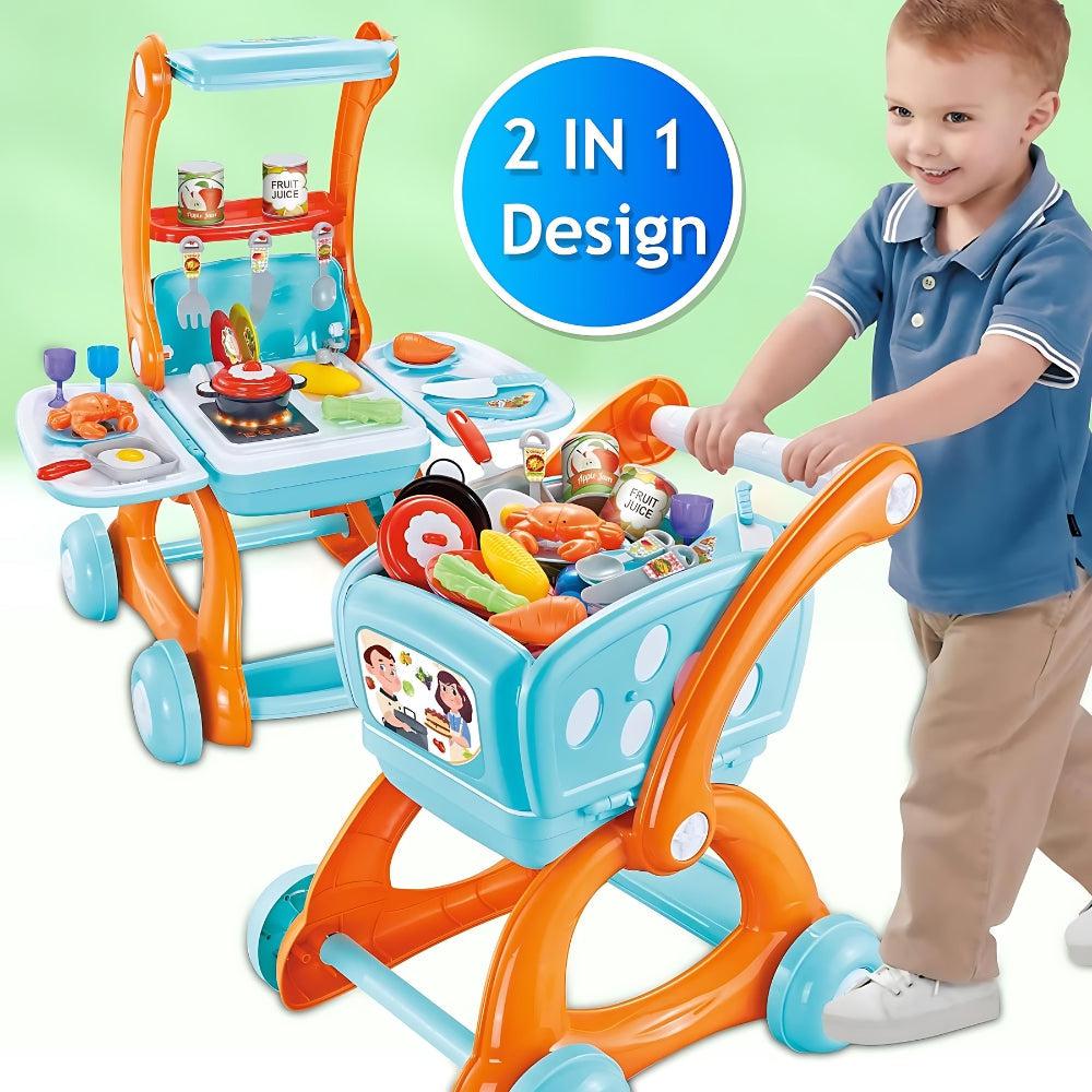 Children Kitchen Transformable Cart (2 in 1)