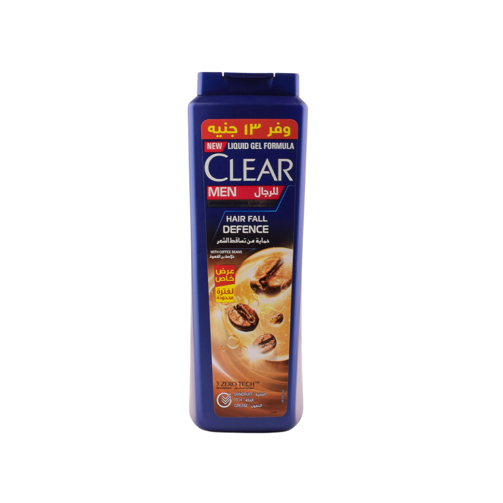 Clear Shampoo For Men Cool Sport Mentol With Coffee Beans