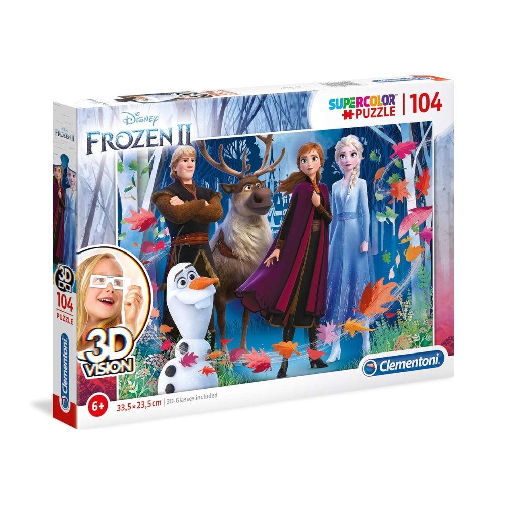 Clementoni 20611 3D 104 Pcs Puzzle-Frozen 2