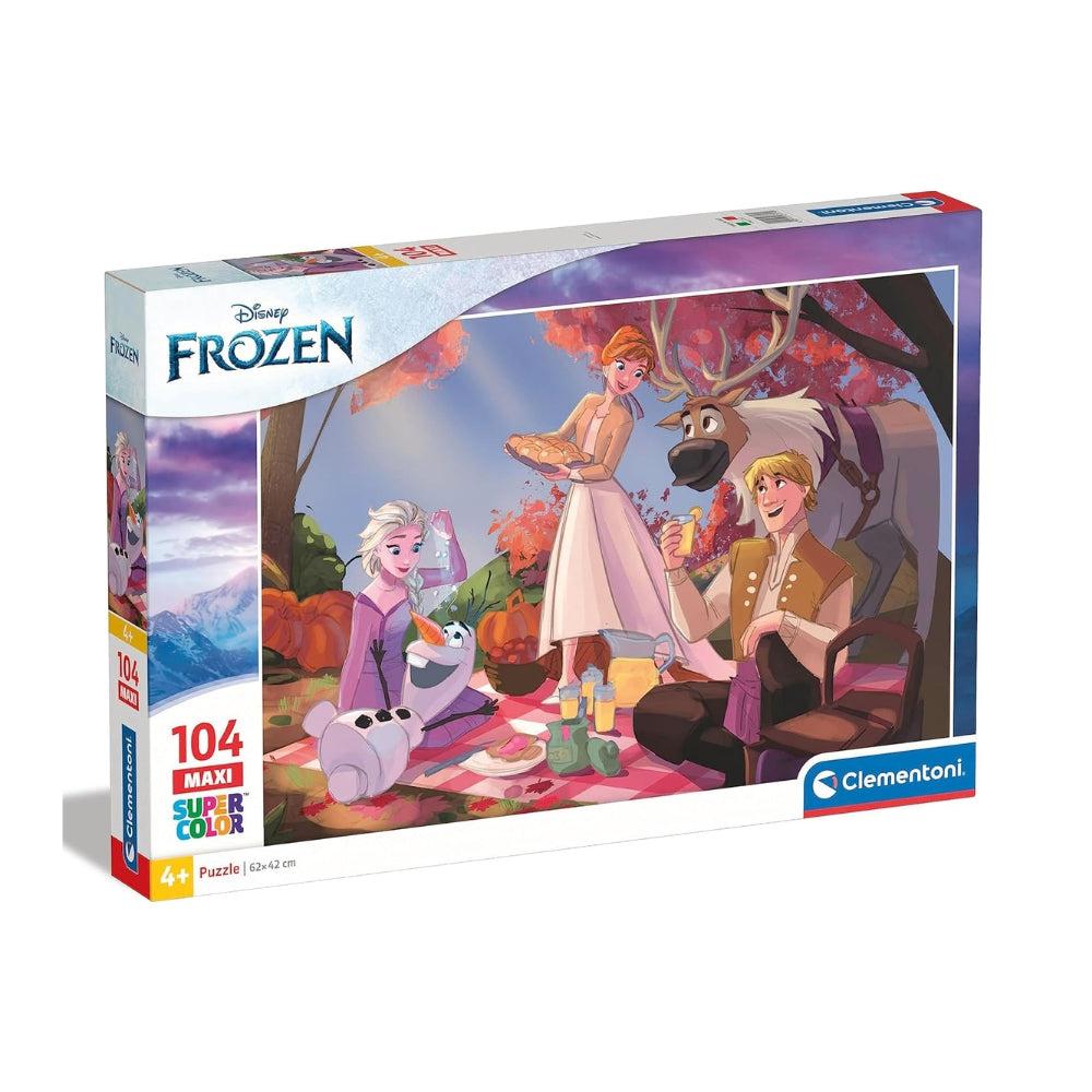 Clementoni 23757 Frozen 2 Supercolor Maxi Puzzle For Children - 104 Pcs , Ages 4 years Plus