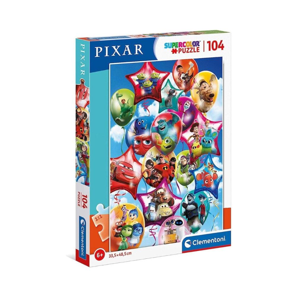 Clementoni 25717 Pixar Party Supercolor Puzzle For Children - 104 Pcs Ages