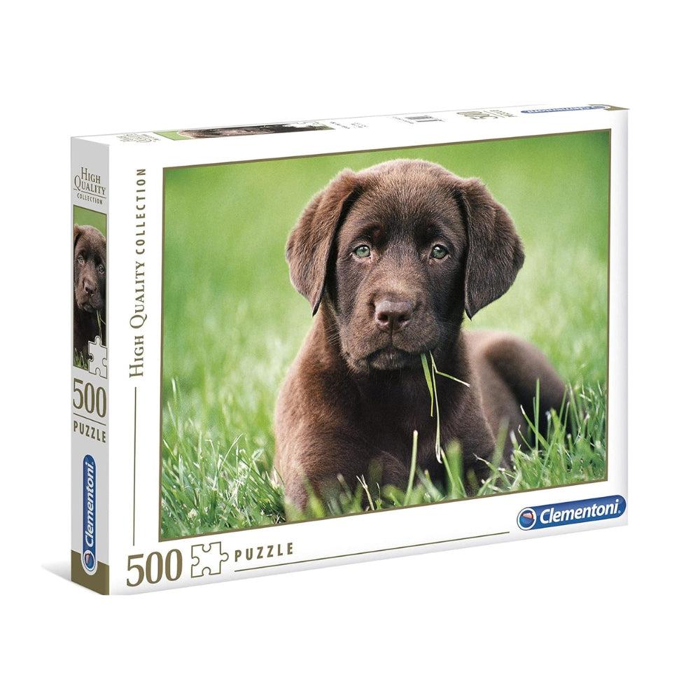 Clementoni 35072 Collection Puzzle - Chocolate Puppy - 500 Pcs - Made In Italy - Jigsaw Puzzles For Adult