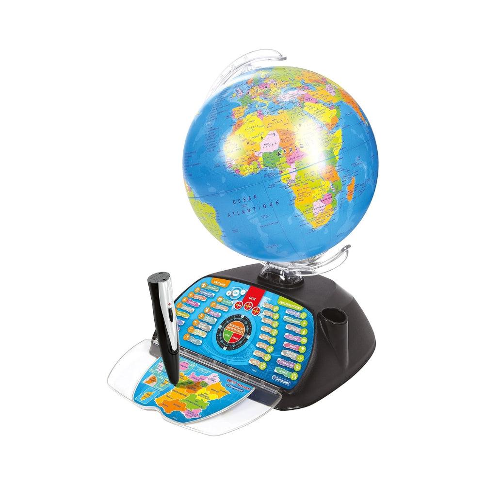 Clementoni 52267-Exploraglobe Premium – The Interactive Globe Evolutif-Jeu Educational