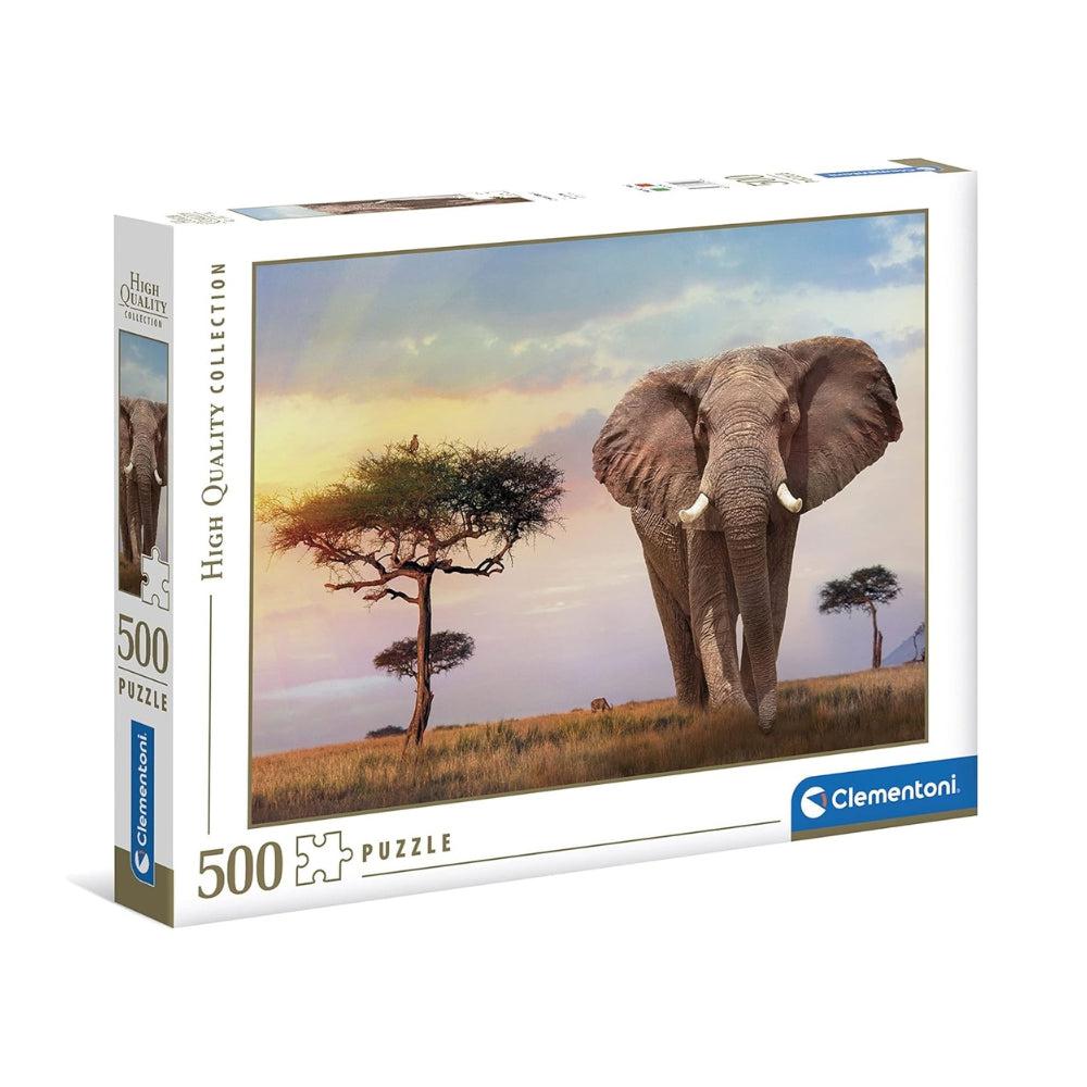 Clementoni Collection 35096, African Sunset Puzzle For Children and Adults - 500 Pcs, Ages 10 Years Plus