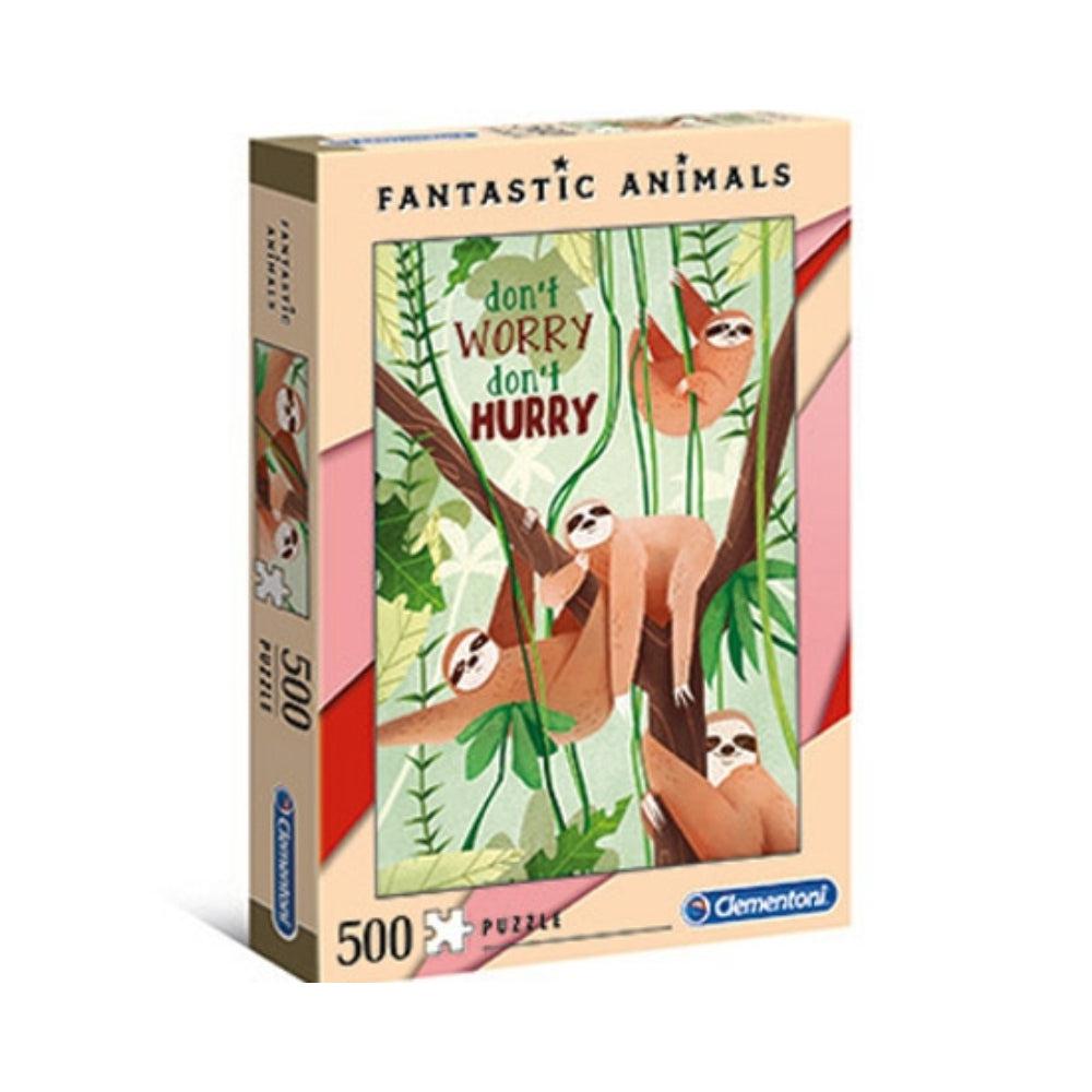 Clementoni Fantastic Animals Sloth Puzzle 500 Pcs