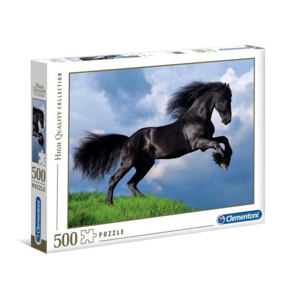 Clementoni Fresian Black Horse - 500 Pcs