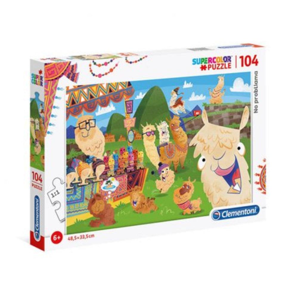 Clementoni No Probllama – 104 Stukjes – Supercolor Puzzle