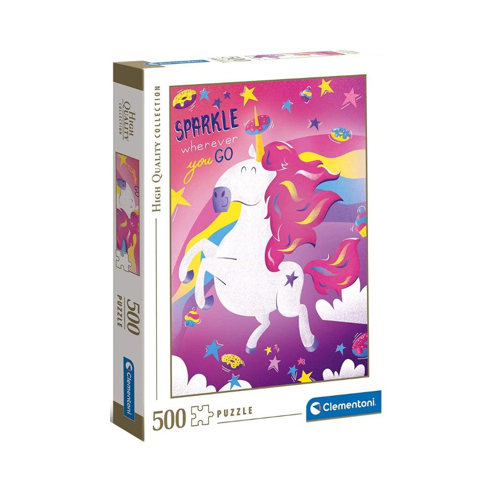 Clementoni Unicorn Puzzle, 500 Pcs