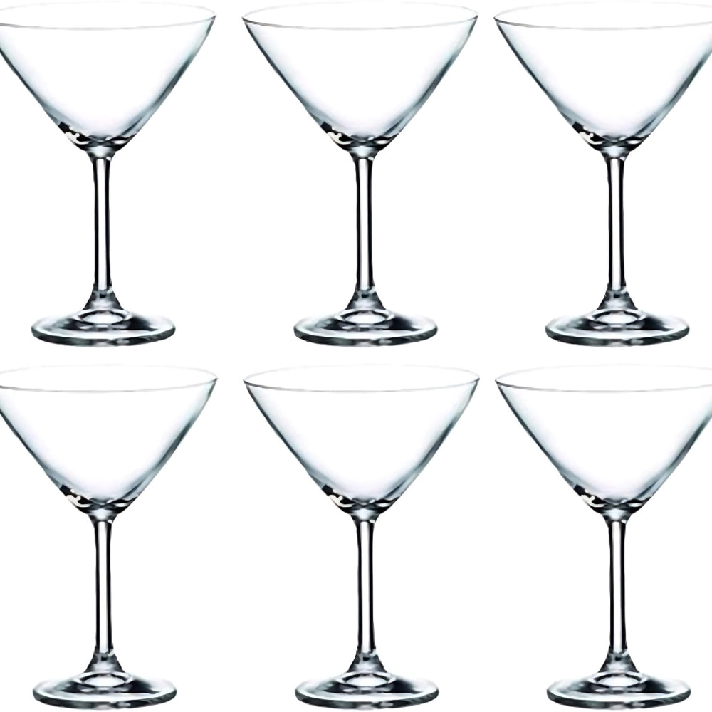 Crystalite Bohemia Martini Glasses Colibri Crystal Pack of 6