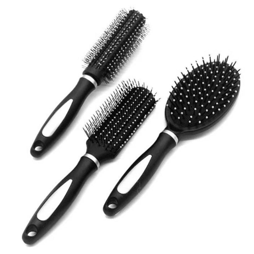 Curly Hair Comb 3 Pcs One Set/Plastic Hair Brush