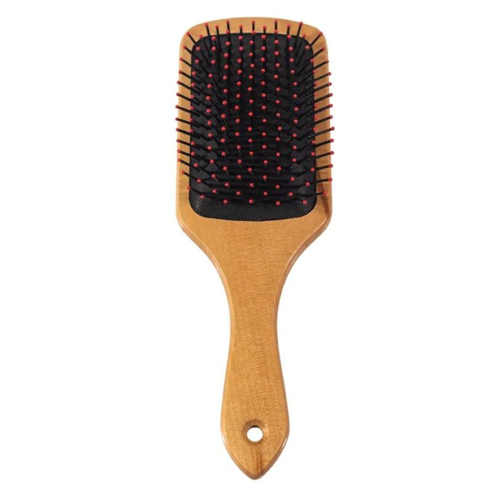 Cushion Brush Wood Hair Wood Paddle Hair Brush Scalp Massage Paddle Detangling Natural Wooden Hair Combs