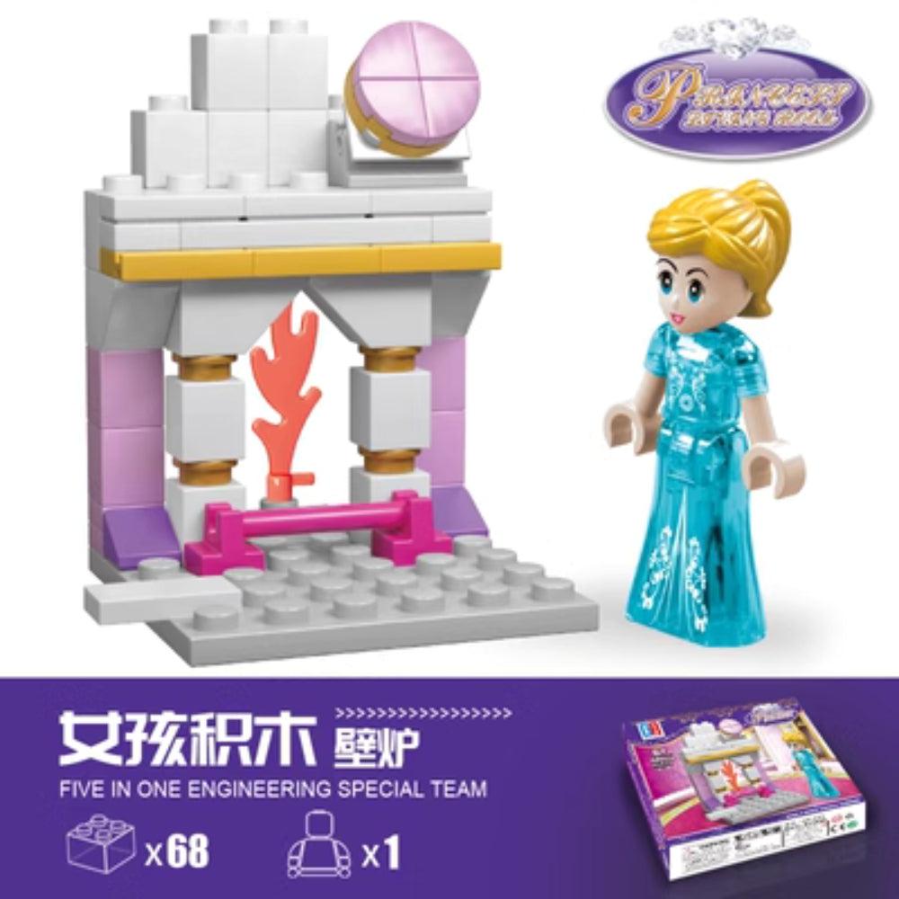 Educational Toys For Children Assembled Lego Series Girls Princess Small Particle Dolls Of Girls 6 Years Doll Toys