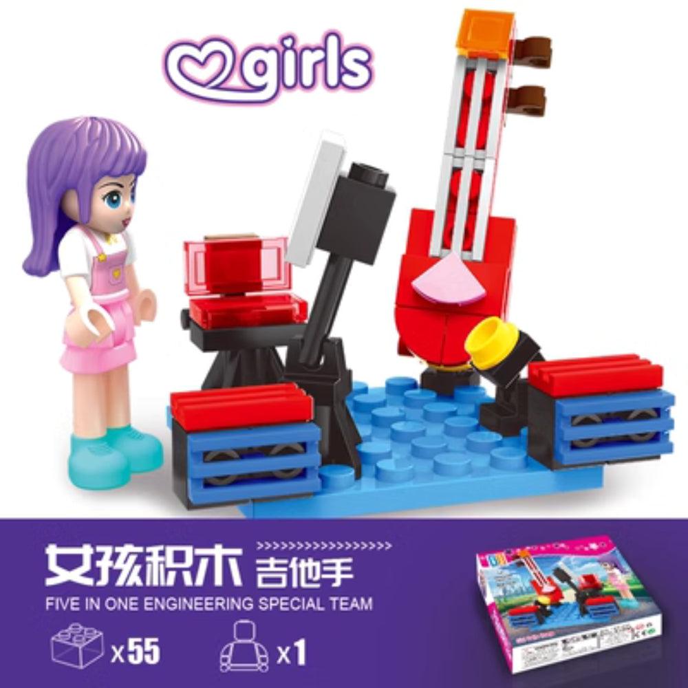 Educational Toys For Children Assembled Lego Series Girls Princess Small Particle Dolls Of Girls 6 Years Doll Toys