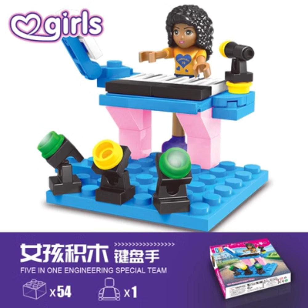 Educational Toys For Children Assembled Lego Series Girls Princess Small Particle Dolls Of Girls 6 Years Doll Toys