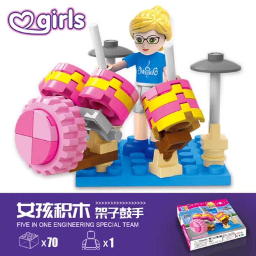 Educational Toys For Children Assembled Lego Series Girls Princess Small Particle Dolls Of Girls 6 Years Doll Toys