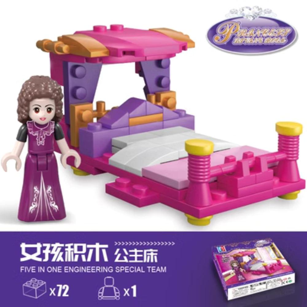 Educational Toys For Children Assembled Lego Series Girls Princess Small Particle Dolls Of Girls 6 Years Doll Toys