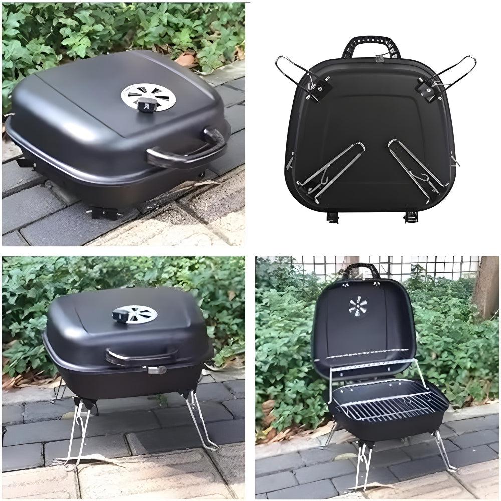 Flame Master Barbecue Shelf Outdoor Charcoal BBQ Grill Mini Portable Use For 3-5 People Barbecue Shelf
