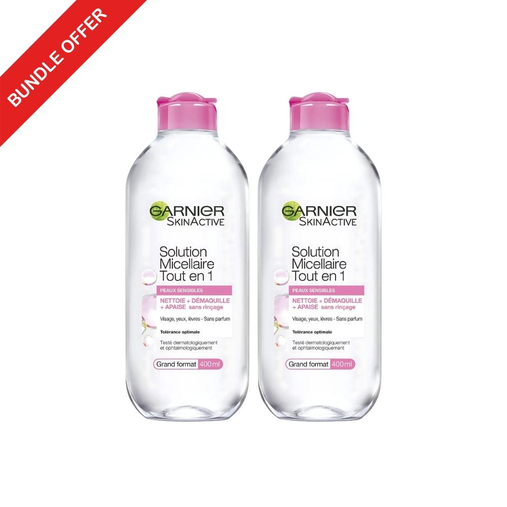 Garnier 2x Skin Active Solution Micellaire Tout En 1 - Offer 800ml