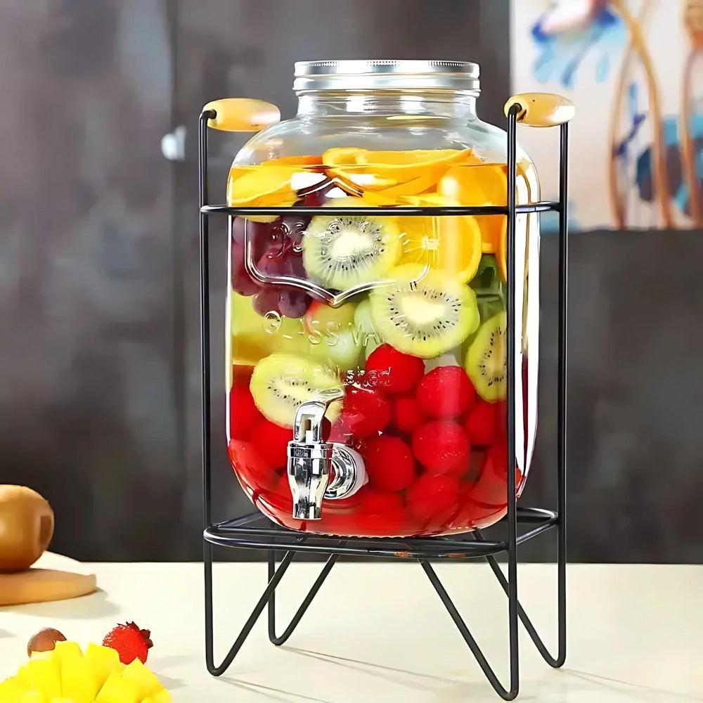 Glass Beverage Dispenser (1Pc) 8L