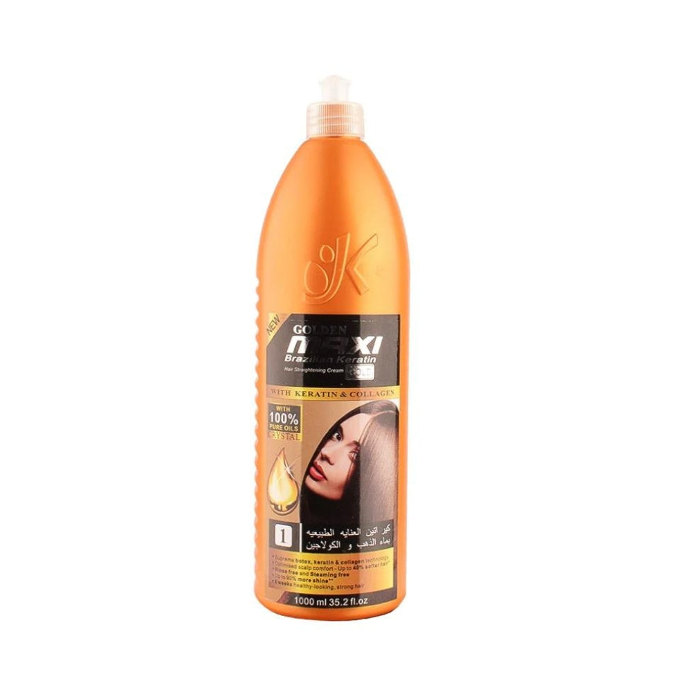 Golden Maxi Hair Conditioner (1) With Keratin And Collagen 1 L
