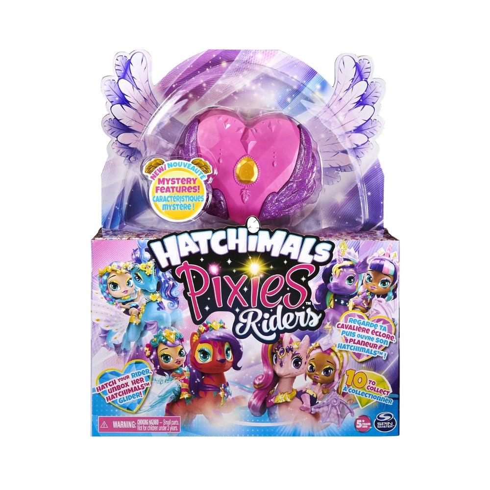 Hatchimals Pixies Riders Crystal Charlotte Pixie & Draggle Glider Hatchimal Set With Mystery Feature