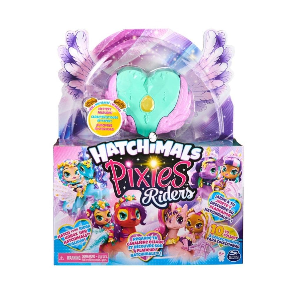 Hatchimals Pixies Riders Crystal Charlotte Pixie & Draggle Glider Hatchimal Set With Mystery Feature