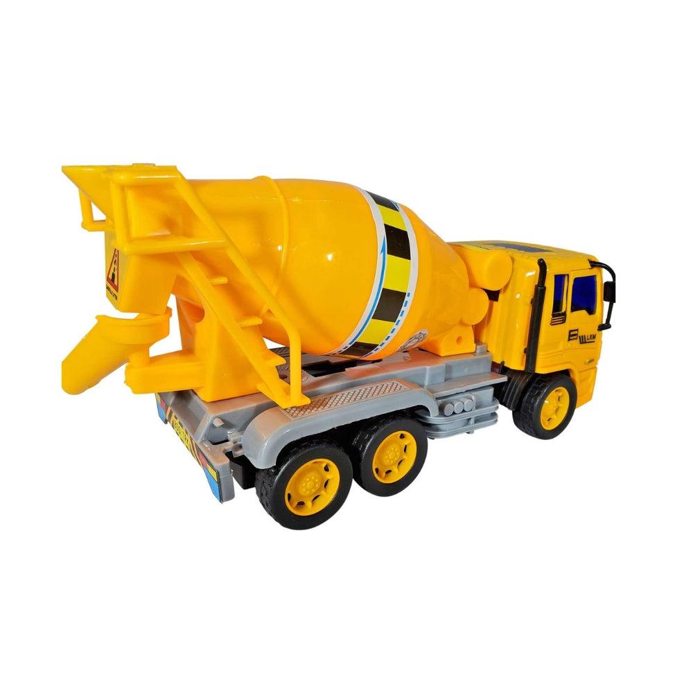 Holiday Construction Toys Series - Dump Truck, Concrete Mixer Toy Truck, Crane And Lift Crane Toy Trucks - Friction Powered Car Toys