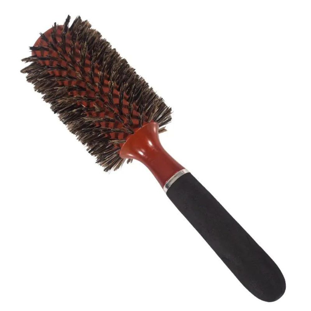 Hot Wooden Handle Boar Bristle Hairbrush Styling Curly Round Hair Styling Tool