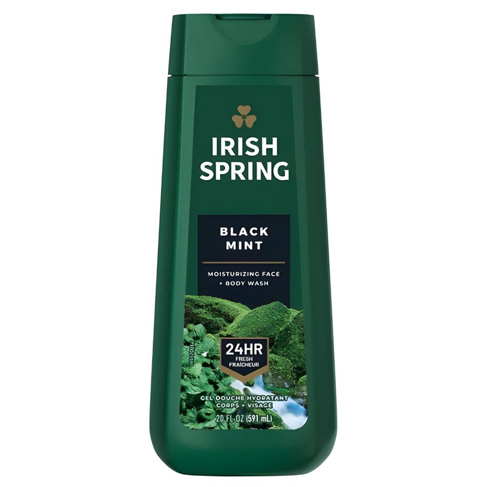 Irish Spring Black Mint Moisturizing Face + Body Wash