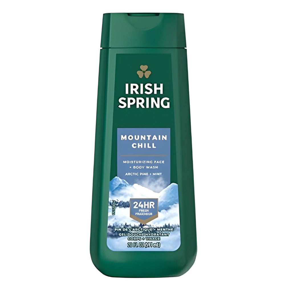 Irish Spring Mountain Chill Moisturizing Face + Body Wash