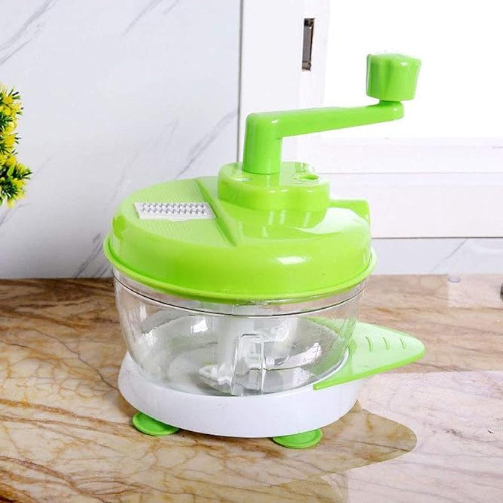 Kuandarg Safety Onion Cutter Vegetable Cutter Onion Chopper Manual Vegetable Cutter Garlic Press Cutter Fruit To Chop Mixing With 3 Blades Multifunctional