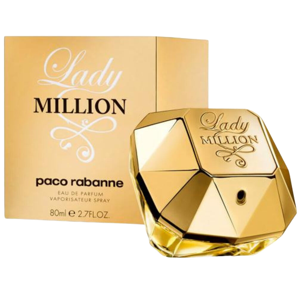 Lady Million Paco Rabanne Eau De Parfum Vaporisateur Spray 80ml