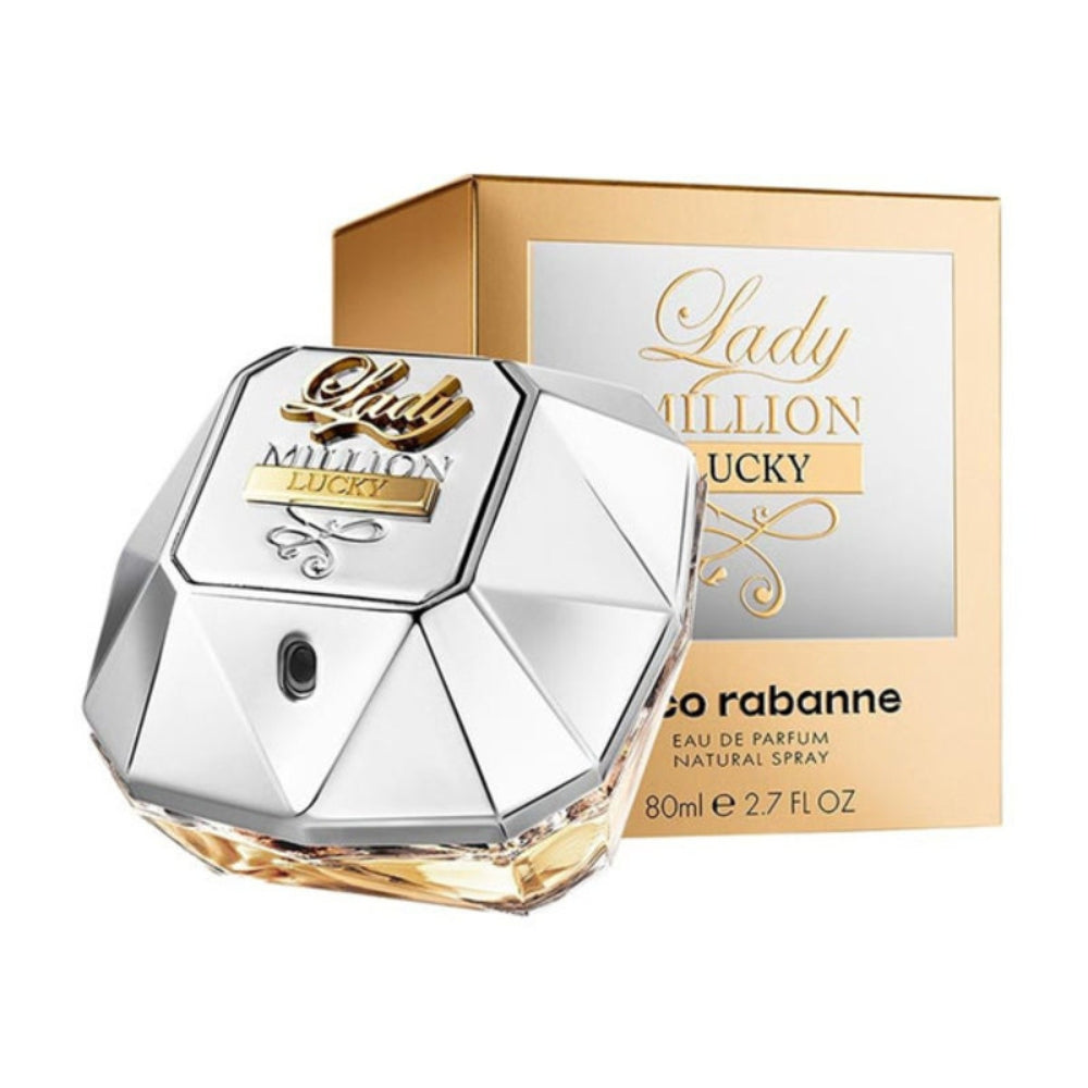 Lady Million Paco Rabanne Lucky Eau De Parfum Natural Spray 80ml