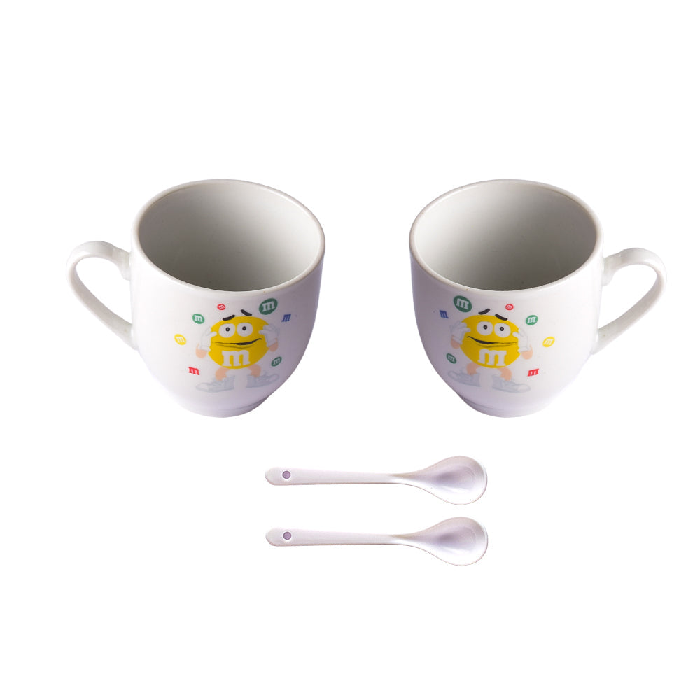 M&Ms Delight Coffee Cup Set with Spoon