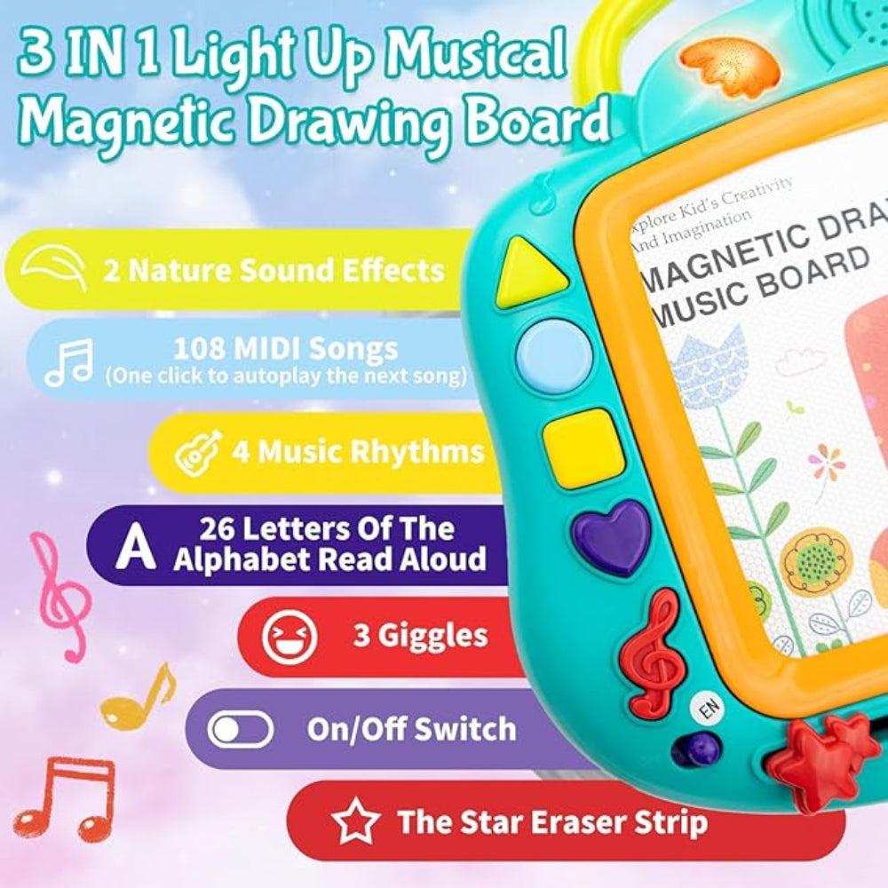 Magnetic Drawing Music Board