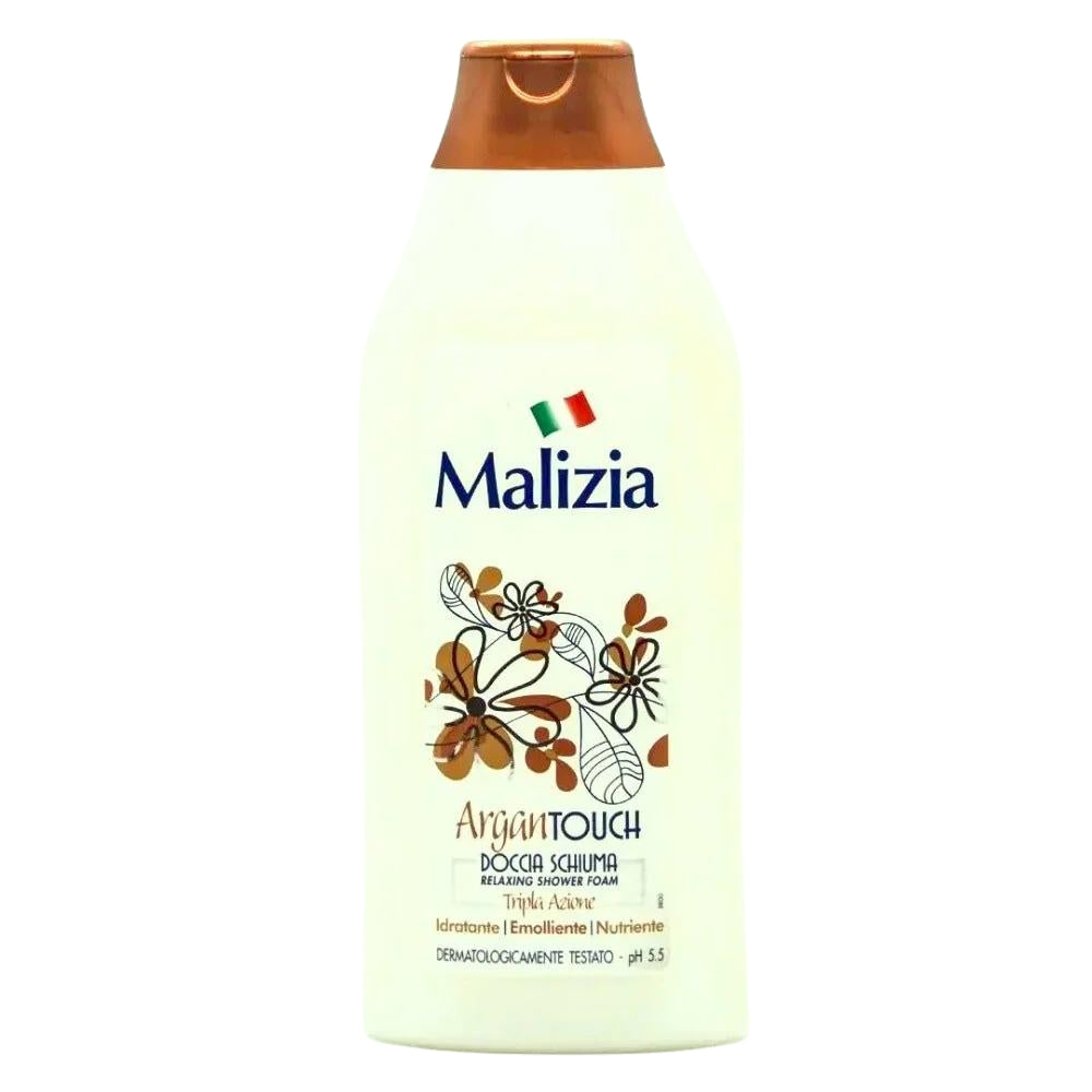 Malizia Argan Touch Doccia Schiuma Relaxing Shower Foam Tripla Azione 750m