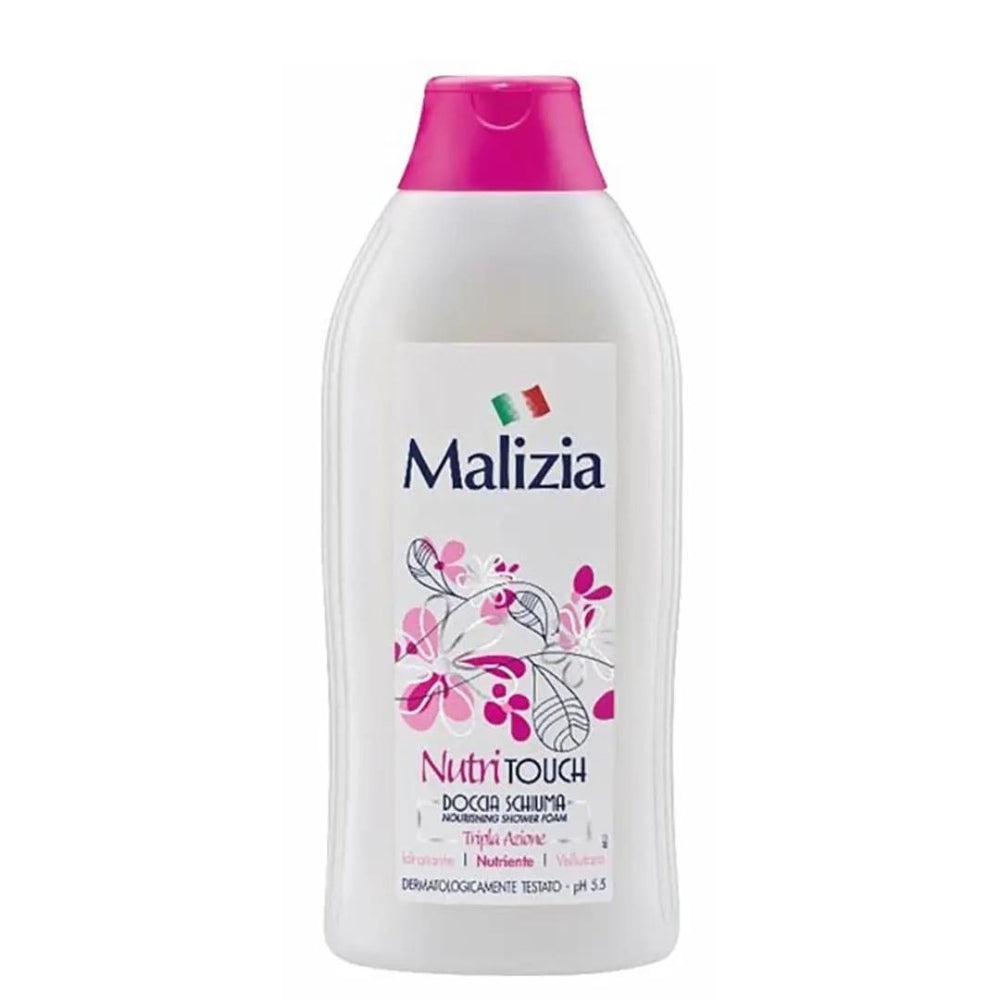 Malizia Gel Nutri Touch Doccia Schiuma Nourishing Shower Foam Tripla Azione 750ml